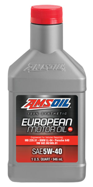 5W-40  Synthetic European Motor Oil